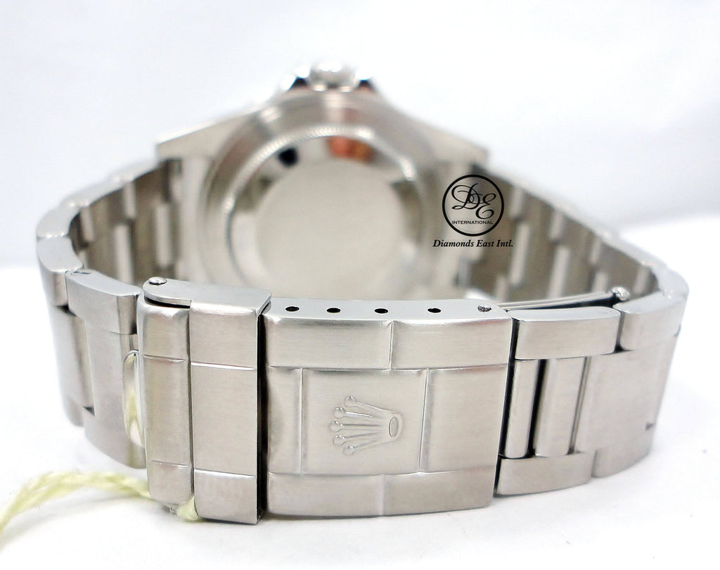 Rolex Explorer II 16570 GMT Oyster Date White Dial Watch - Diamonds East Intl.