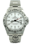 Rolex Explorer II 16570 GMT Oyster Date White Dial Watch