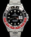 Rolex GMT MASTER II COKE 16710 BLACK/RED 40mm Steel Oyster Watch - Diamonds East Intl.