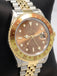 Rolex GMT-MASTER II 16713 Root Beer Two Tone Jubilee 18K Yellow Gold/Steel Watch - Diamonds East Intl.