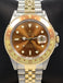 Rolex GMT-MASTER II 16713 Root Beer Two Tone Jubilee 18K Yellow Gold/Steel Watch - Diamonds East Intl.