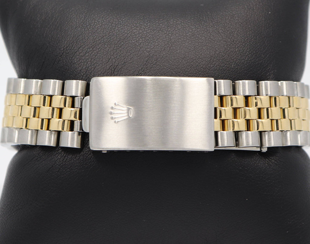 Rolex GMT-MASTER II 16713 Root Beer Two Tone Jubilee 18K Yellow Gold/Steel Watch - Diamonds East Intl.