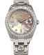 ROLEX Masterpiece 18946 Day-Date 39mm Platinum Factory MOP Diamonds Dial Bezel