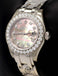 Rolex Masterpiece Pearlmaster 80299 18K White Gold Factory Tahitian Diamond Dial & Bezel MOP Dial B/PPR - Diamonds East Intl.