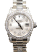 Rolex President 179159 Datejust 18K White Gold Factory Crown Collection MOP Diamond Dial and Bezel Watch - Diamonds East Intl.