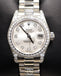 Rolex President 179159 Datejust 18K White Gold Factory Crown Collection MOP Diamond Dial and Bezel Watch - Diamonds East Intl.