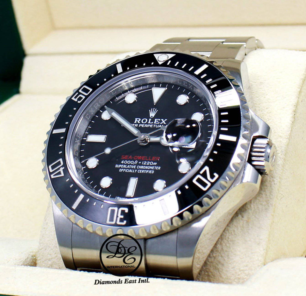 Rolex Sea-Dweller Red 43mm 126600 Oyster Perpetual Watch Box/Papers - Diamonds East Intl.