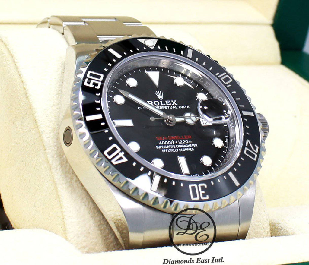 Rolex Sea-Dweller Red 43mm 126600 Oyster Perpetual Watch Box/Papers - Diamonds East Intl.
