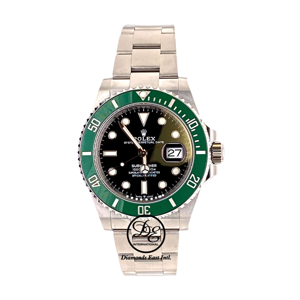 Rolex Submariner Kermit 126610LV Date Oyster Steel Ceramic Bezel Watch UNWORN - Diamonds East Intl.