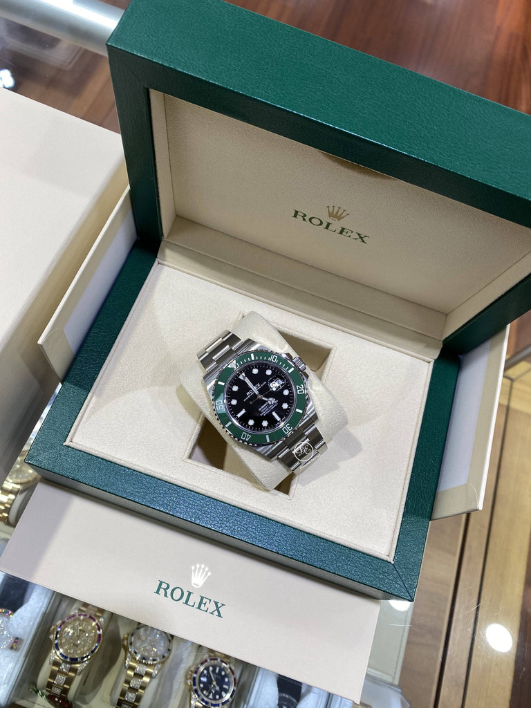 Rolex Submariner Kermit 126610LV Date Oyster Steel Ceramic Bezel Watch UNWORN - Diamonds East Intl.