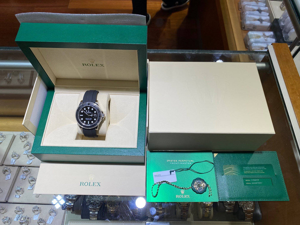 Rolex Yacht-Master 42mm 226659 18K White Gold Oysterflex UNWORN - Diamonds East Intl.