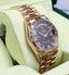 Rolex President Day-Date 118235 New Style 18K Rose Gold Factory Rare Chocolate Wave Dial MINT - Diamonds East Intl.