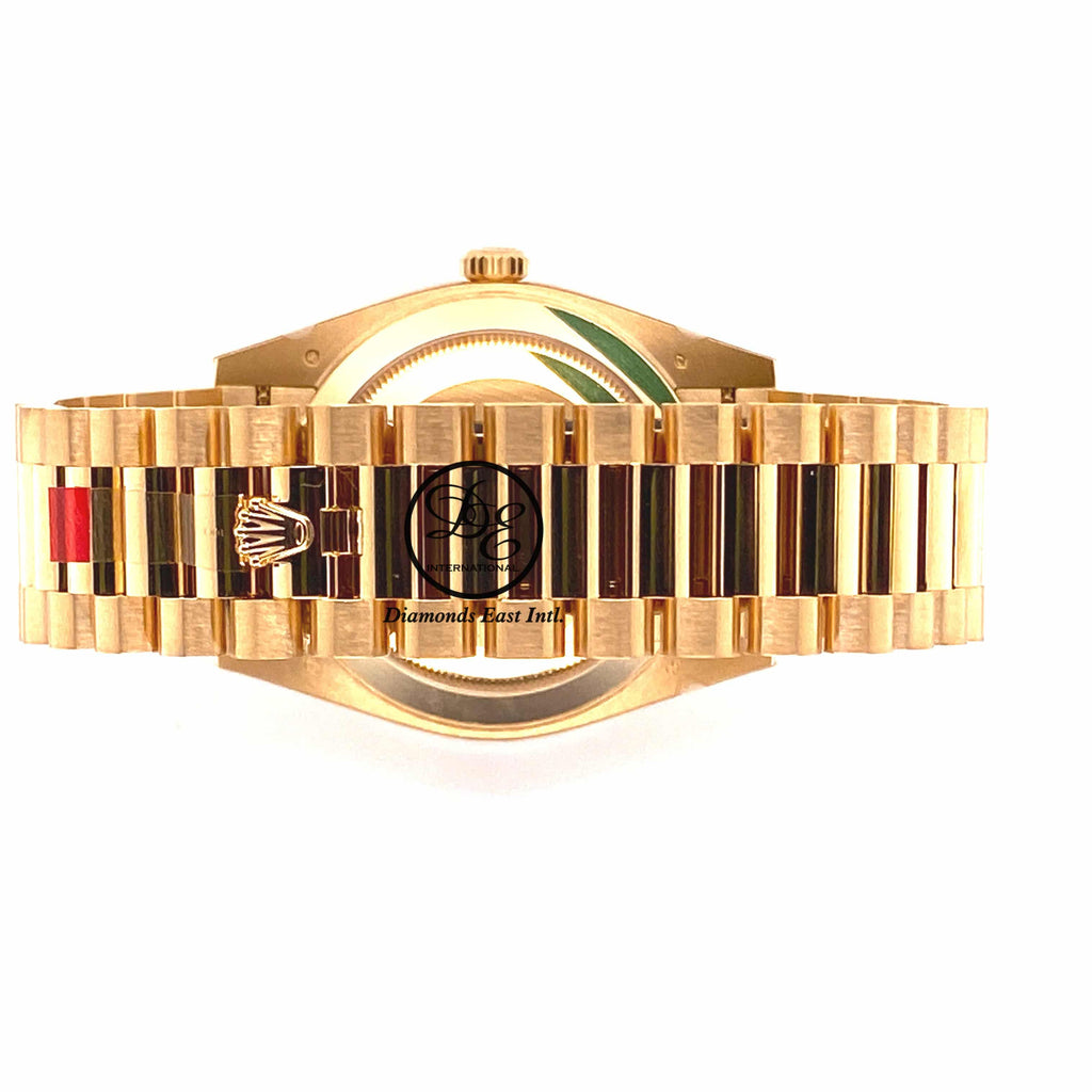 Rolex Day-Date 40 Black With Diamonds 228348RBR - Diamonds East Intl.