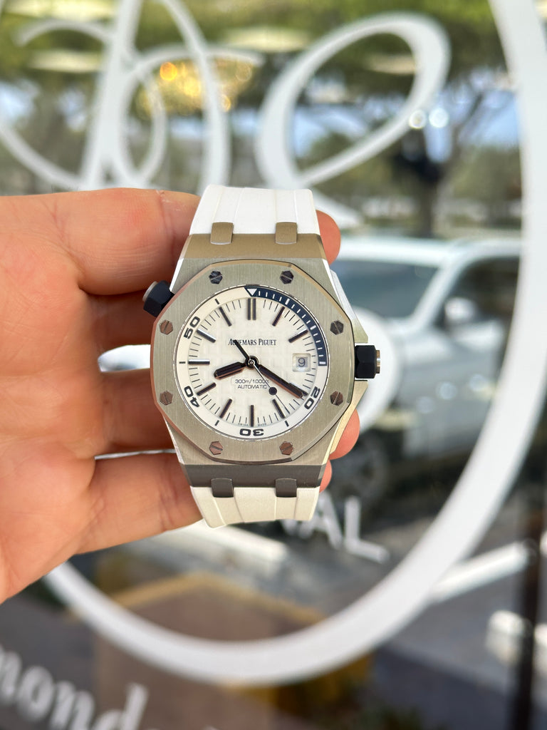15710 Audemars Piguet Royal Oak Offshore Diver 15710ST.OO.A010CA.01 Box And ...