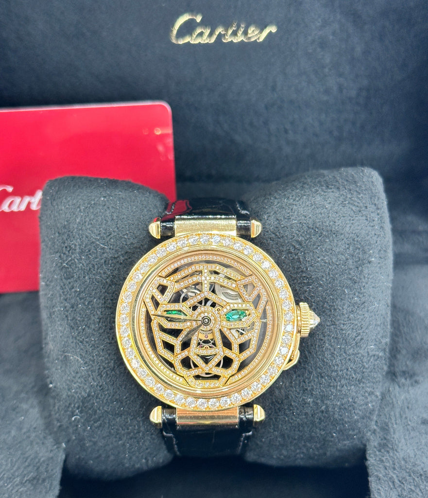 Cartier PANTHÈRE JEWELRY WATCH HPI01359 Box and Papers - Diamonds East Intl.