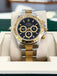 Rolex Daytona 40 16523 ZENITH  Stainless steel & Gold Black Dial PreOwned 1997-1998 - Diamonds East Intl.