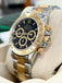 Rolex Daytona 40 16523 ZENITH  Stainless steel & Gold Black Dial PreOwned 1997-1998 - Diamonds East Intl.