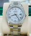 Rolex Datejust 36mm 16200 Custom 1.65ct Diamond Bezel Roman MOP Dial Watch MINT