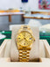 Rolex Datejust President 31 6827 Yellow Gold Champagne Dial Box & Papers MINT