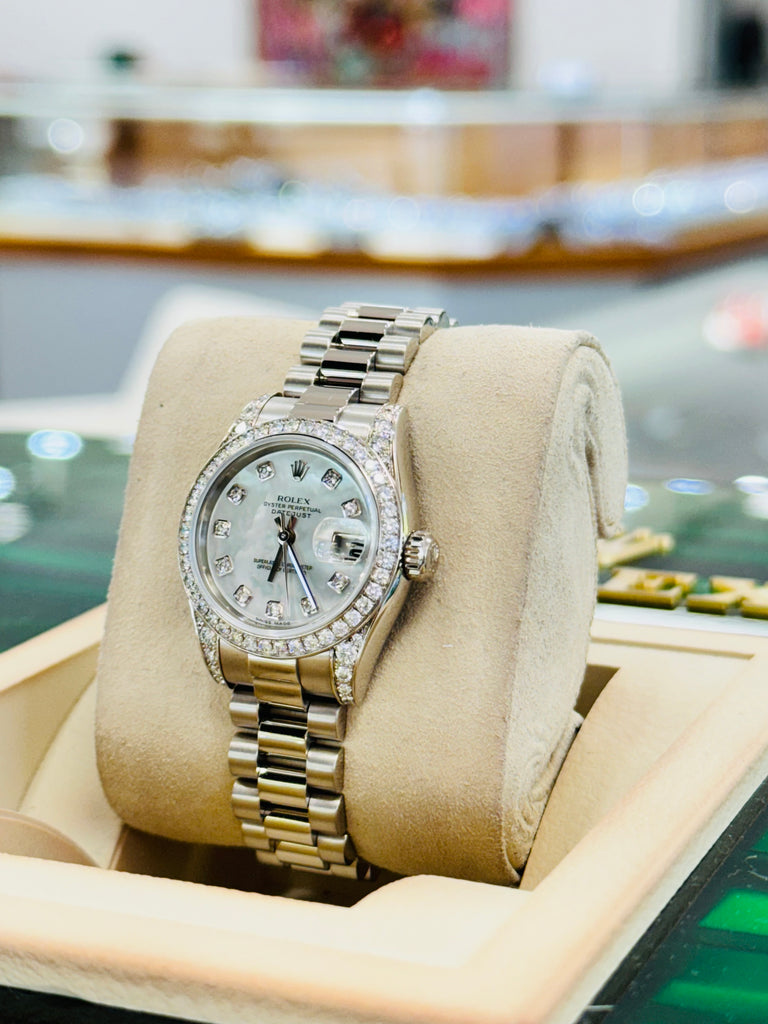 ladies dress watches with diamonds Amazon.com: ARMRA Diamond Watch Iced Out Bling Rhinestone Gold Plated Silver Watch Stainless Steel Quartz Wrist Watches for Women Ladies Hip hop Men : Clothing, Shoes & Jewelry