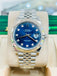 Rolex Datejust 41 126334  Jubilee Bracelet Factory Blue Diamond Dial Fluted Bezel PreOwned Box and Papers - Diamonds East Intl.
