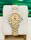 Rolex President Datejust Tridor 69179 18k White / Yellow /Rose Gold Lady Watch MINT