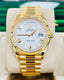 Rolex DayDate 40 18K Yellow Gold 228238 White Roman Dial Box and Papers MINT
