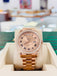 Rolex Day-Date II 218235 41   18k EverRose Concentric Dial  Custom Rose Gold Diamond Bezel   PreOwned - Diamonds East Intl.