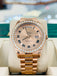 Rolex Day-Date II 218235 41   18k EverRose Concentric Dial  Custom Rose Gold Diamond Bezel   PreOwned - Diamonds East Intl.