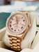 Rolex Day-Date II 218235 41   18k EverRose Concentric Dial  Custom Rose Gold Diamond Bezel   PreOwned - Diamonds East Intl.