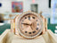 Rolex Day-Date II 218235 41   18k EverRose Concentric Dial  Custom Rose Gold Diamond Bezel   PreOwned - Diamonds East Intl.