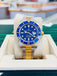 Rolex Submariner Date 116613LB “BLUESY” Factory Flat Blue Serti Diamond Dial Two-Tone Yellow Gold & Steel 40 Box and Papers MINT