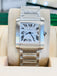 Cartier Tank Française WSTA0067 36.7mm Large Silvered Roman Dial  Box and Papers Unworn