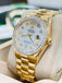 Rolex Day-Date 36 18238 Custom Diamond Mother Of Pearl Dial & Diamond Bezel Double Quick set MINT