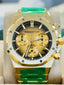 Audemars Piguet Royal Oak Chronograph 41 26240BA.OO.1320BA.02 Yellow Gold Smoke Dial  Box and Papers Unworn