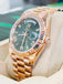 Rolex Day-Date 40 228235 Olive Green President Rose Gold Box and Papers Unworn