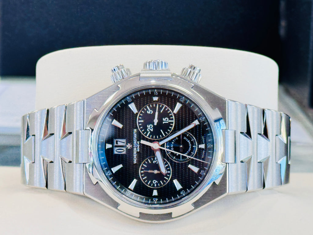 Vacheron Constantin Overseas Chronograph 49150/B01A-9097 Black Dial Box & Papers FULL SERVICED IN 2024