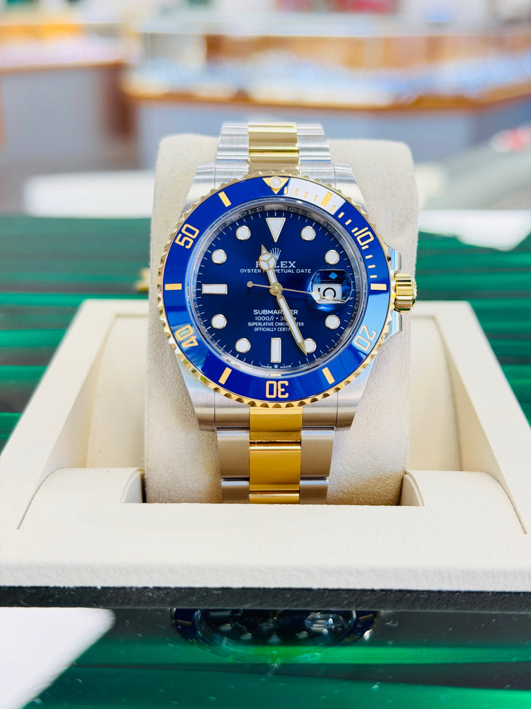 Rolex Submariner Date 126613LB “BLUESY” Blue Ceramic Bezel Blue Dial  18k Yellow Gold & Steel  Box & Papers Unworn