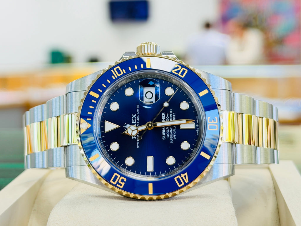 Rolex Submariner Date 126613LB “BLUESY” Blue Ceramic Bezel Blue Dial  18k Yellow Gold & Steel  Box & Papers Unworn