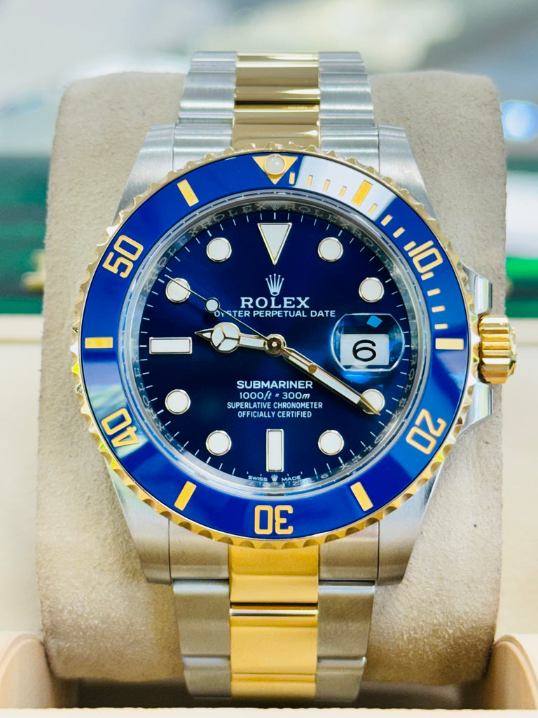 Rolex Submariner Date 41  Bluesy 126613LB  Box and Papers PreOwned - Diamonds East Intl.