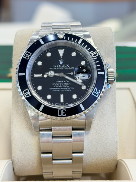 Rolex Submariner Date 40 16610 Factory “TIFFANNY CO. STAMP” MINT