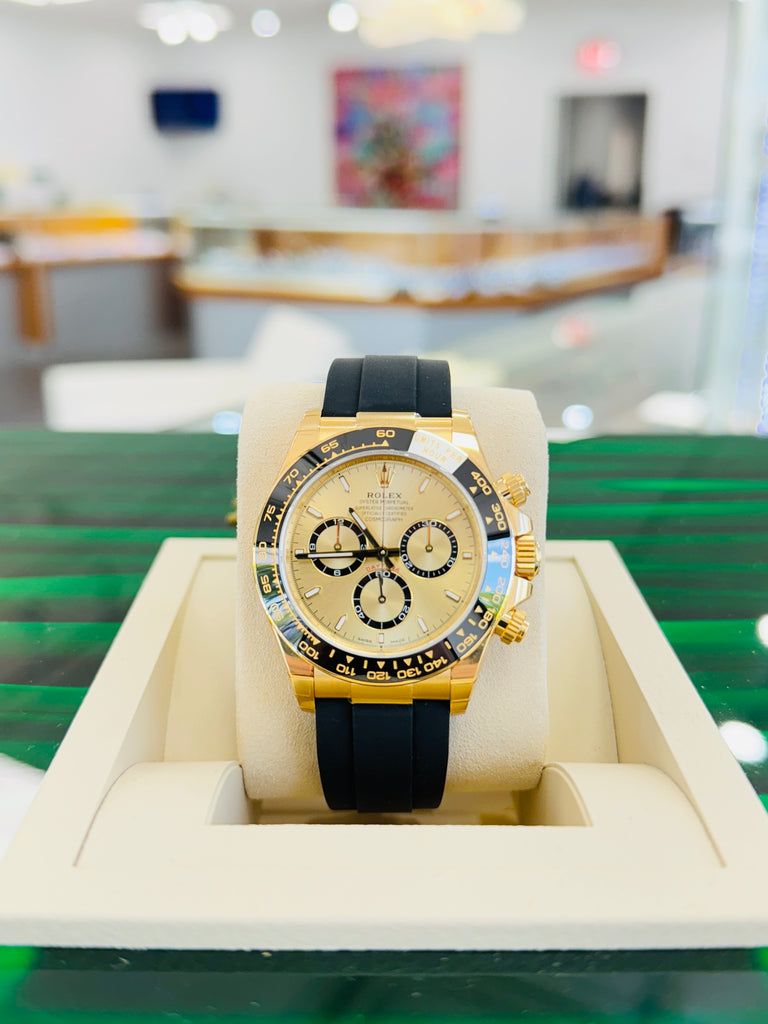 Rolex Daytona Chronograph 126518LN Champagne  Dial Oysterflex Box and Papers Unworn