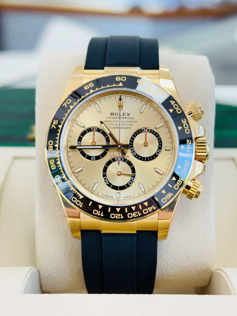 Rolex Daytona Chronograph 126518LN Champagne  Dial Oysterflex Box and Papers Unworn