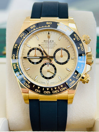 Rolex Daytona Chronograph 126518LN Champagne  Dial Oysterflex Box and Papers Unworn
