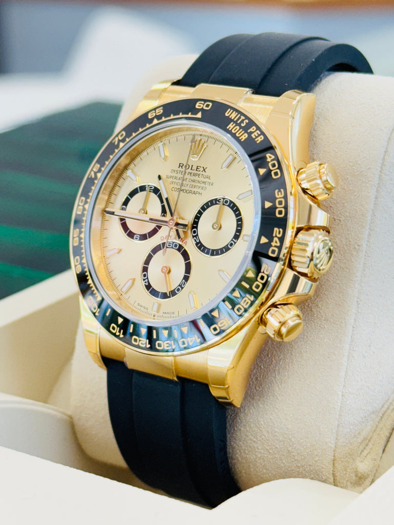 Rolex Daytona Chronograph 126518LN Champagne  Dial Oysterflex Box and Papers Unworn
