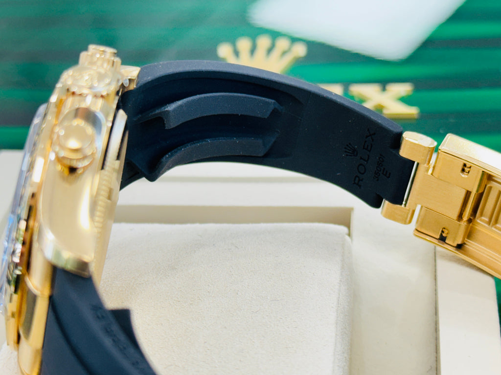 Rolex Daytona Chronograph 126518LN Champagne Dial Oysterflex Box and Papers Unworn - Diamonds East Intl.