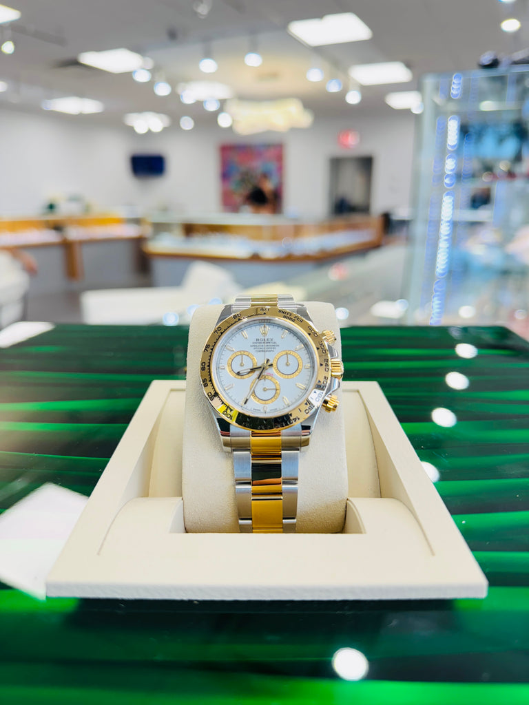 Rolex Daytona 126503 40 Two-Tone Stainless & yellow gold White Dial  box and Papers Unworn - Diamonds East Intl.