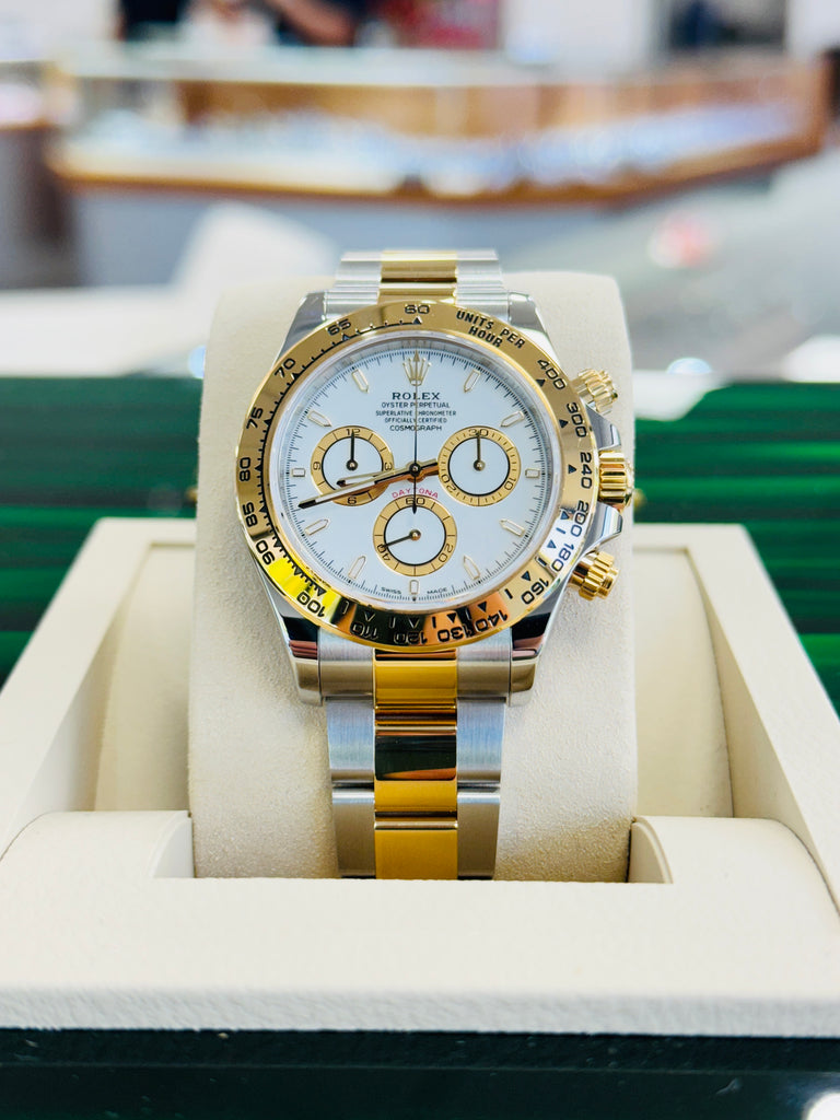 Rolex Daytona 126503 40 Two-Tone Stainless & yellow gold White Dial  box and Papers Unworn - Diamonds East Intl.