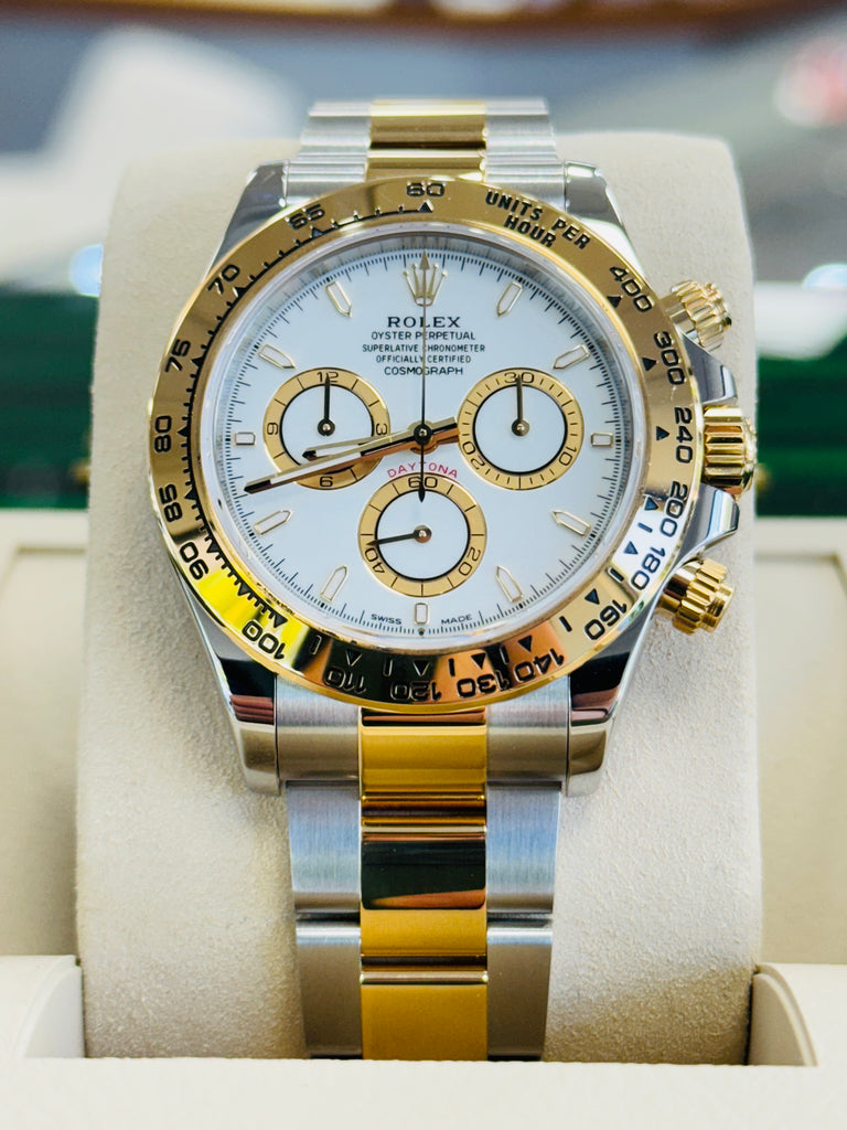 Rolex Daytona 126503 40 Two-Tone Stainless & yellow gold White Dial  box and Papers Unworn - Diamonds East Intl.