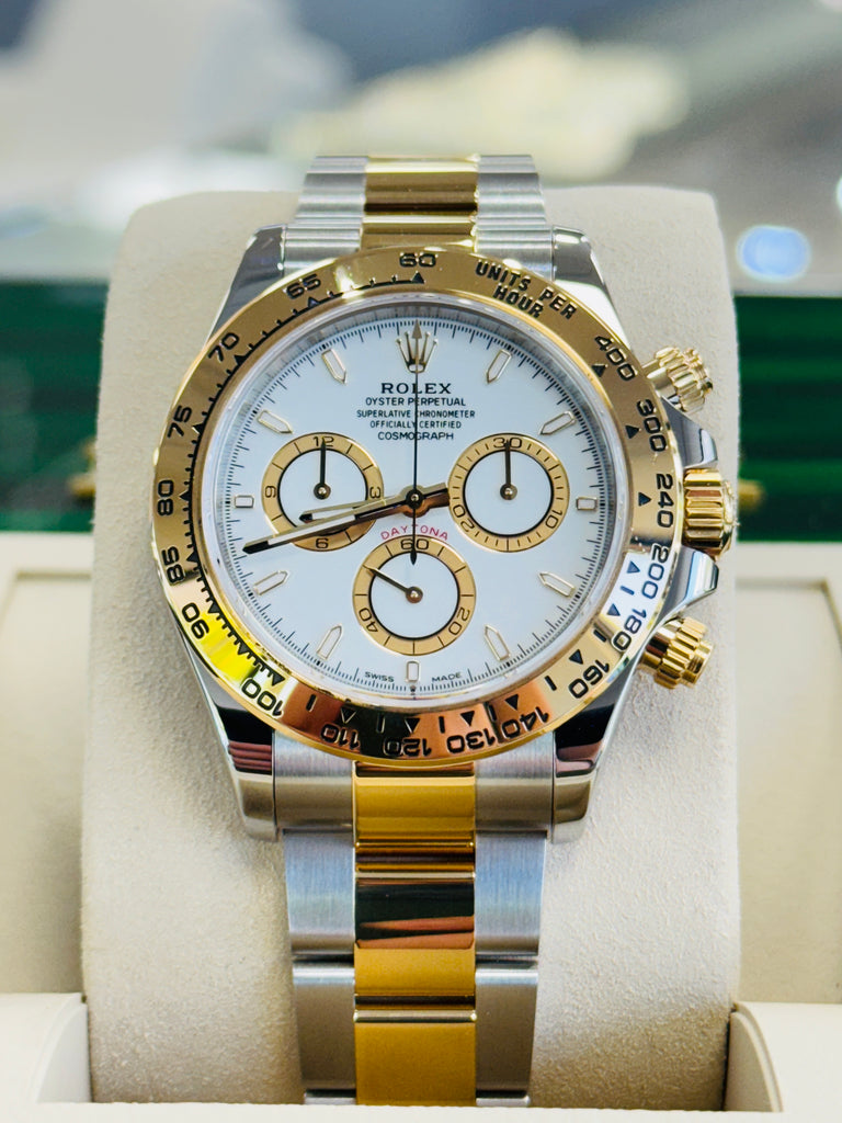 Rolex Daytona 126503 40 Two-Tone Stainless & yellow gold White Dial  box and Papers Unworn - Diamonds East Intl.